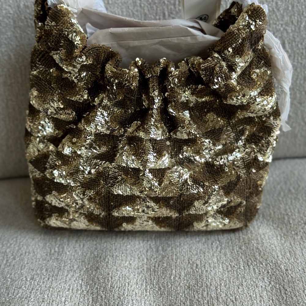 Tory Burch- Sequin Gold Women's Bag